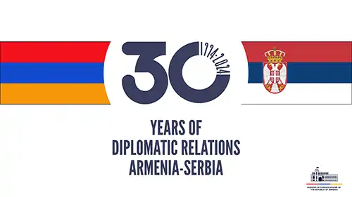 armenia serbia 30 years of diplomatic relations